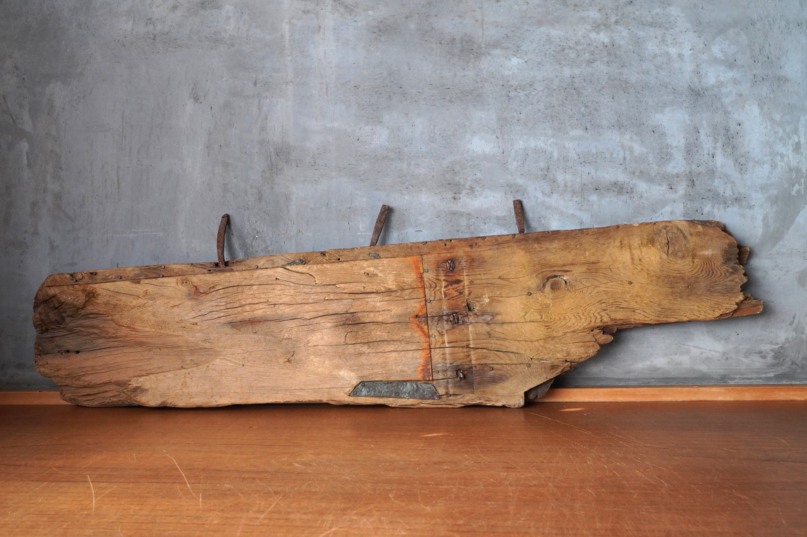廉価茶道具 古物品 結界 舟板　流木のような木の材質です 木工、竹工芸